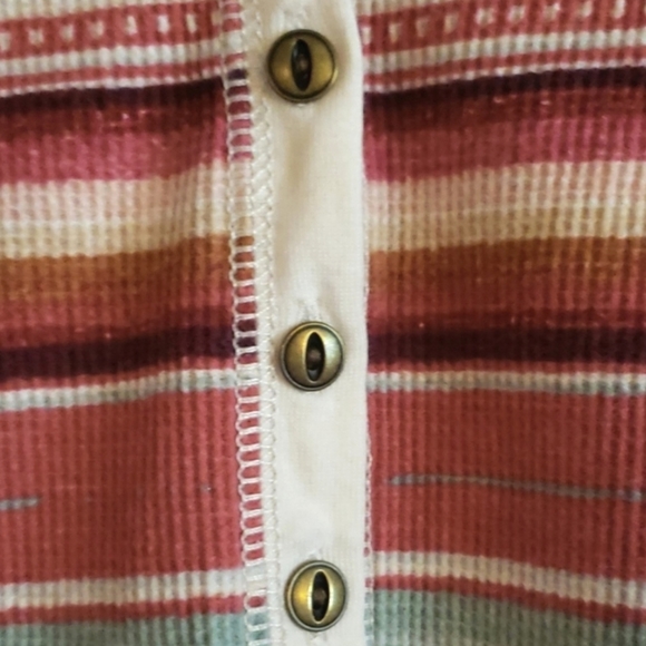 Chaps sport striped t-shirt size M - Picture 5 of 9